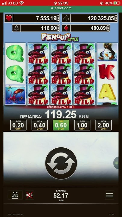 Efbet Penguin Style 3 free spins Wild Wild Wild - YouTube
