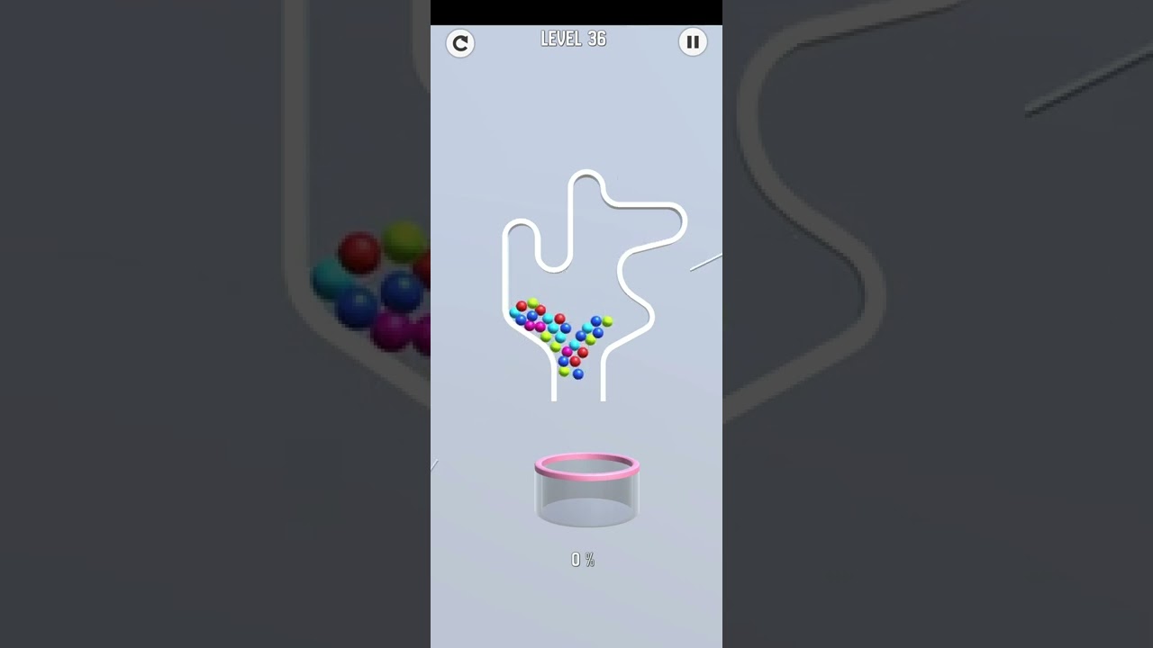 Pin Pull Ball Rescue  - All Levels Gameplay New UPdate Android,ios  Shorts # 36