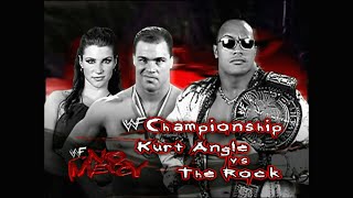 Story of The Rock vs. Kurt Angle | No Mercy 2000