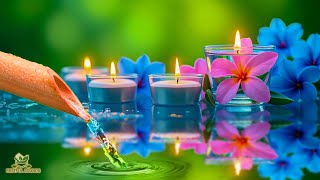 Beautiful Relaxing Piano Music – Meditation and Deep Sleeping with Nature View, Fountain and Bamboo