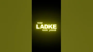 Ham Ladke Hain Janab #Trending#attitudestatus #viral#attitudeshayari #shayari_status#shorts