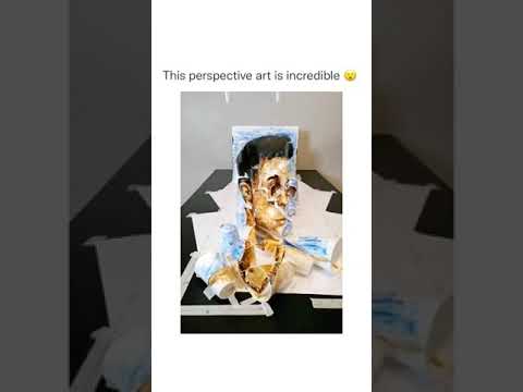 This perspective art is incredible 😍 #shorts #shortvideo #short