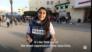 Anadolu Correspondent Reports About The Dreadful Conditions Palestinians Are Facing In Central Gaza