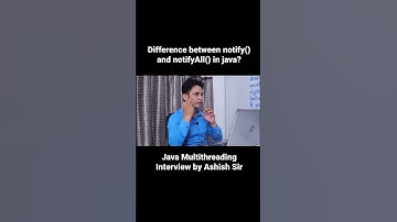 What is the difference between notify() and notifyAll() in java? #multithreading #notify #notifyAll