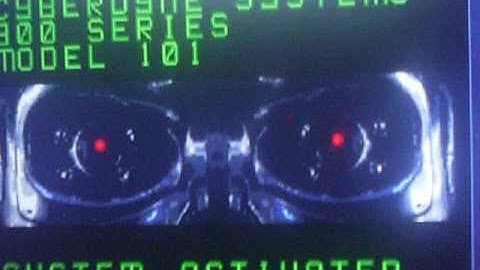 Terminator 2 the Arcade Game Intro Sega Genesis.