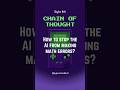 Lesson 11: What is Chain of Thought?