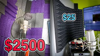 $25 Iso Shield Vs $2000 DIY Soundproof Vocal Booth | TEST RESULTS!!