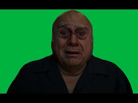 Danny Devito Crying Green Screen