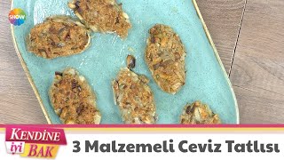 3 Malzemeli Ceviz Tatlısı