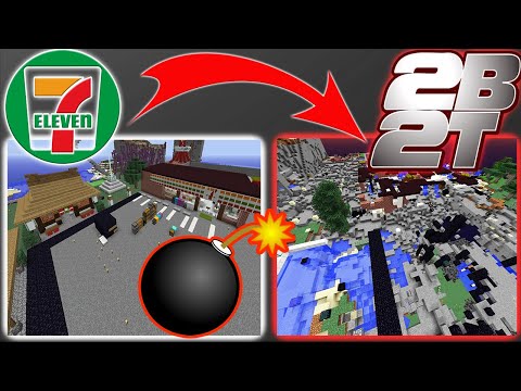 2b2t セブンイレブンが爆破された マイクラ Japan Base 7 11 Phuket