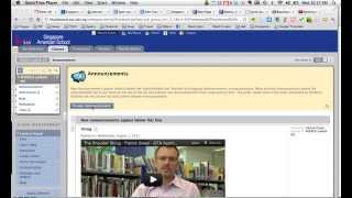 Add YouTube Video to BlackBoard Announcement
