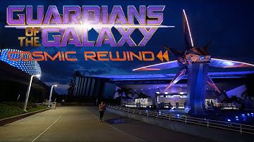 COSMIC REWIND Pre-Show & Ride! | VIRTUAL QUEUE & Lightning Lane EXPLAINED!