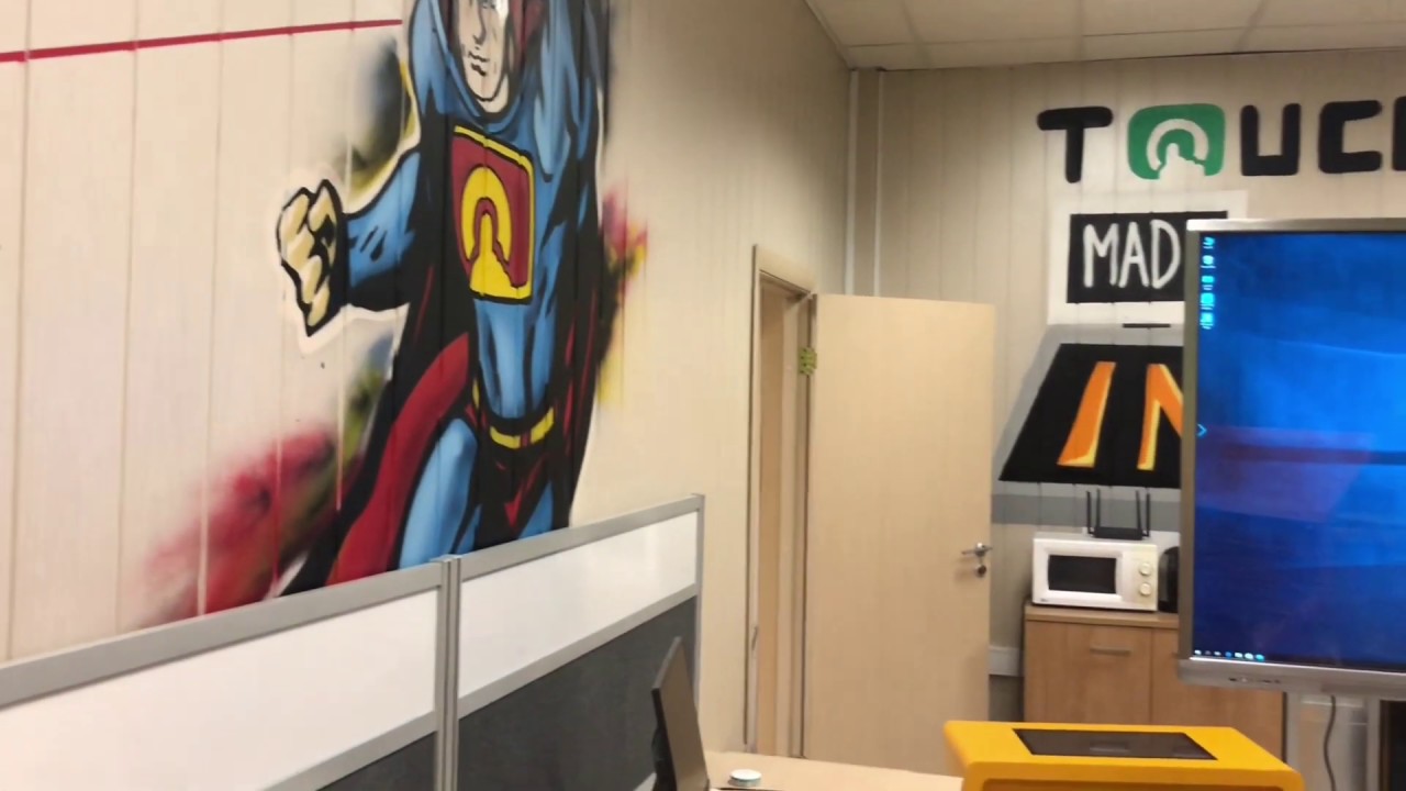 Интерактивная (сенсорная) панель Gorizont Slim Silver 75