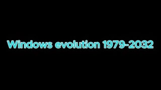 Windows evolution 1979-2032