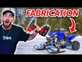 Je fabrique un quad moto neige  1