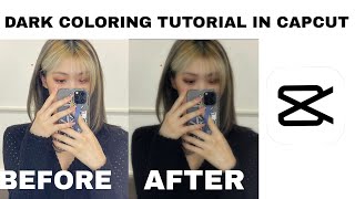 Details ➣DARK COLORING IN CAPCUT TUTORIAL ᰔᩚ✦ Guide