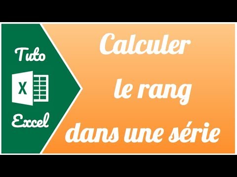 Vidéo: Comment Déterminer Le Rang