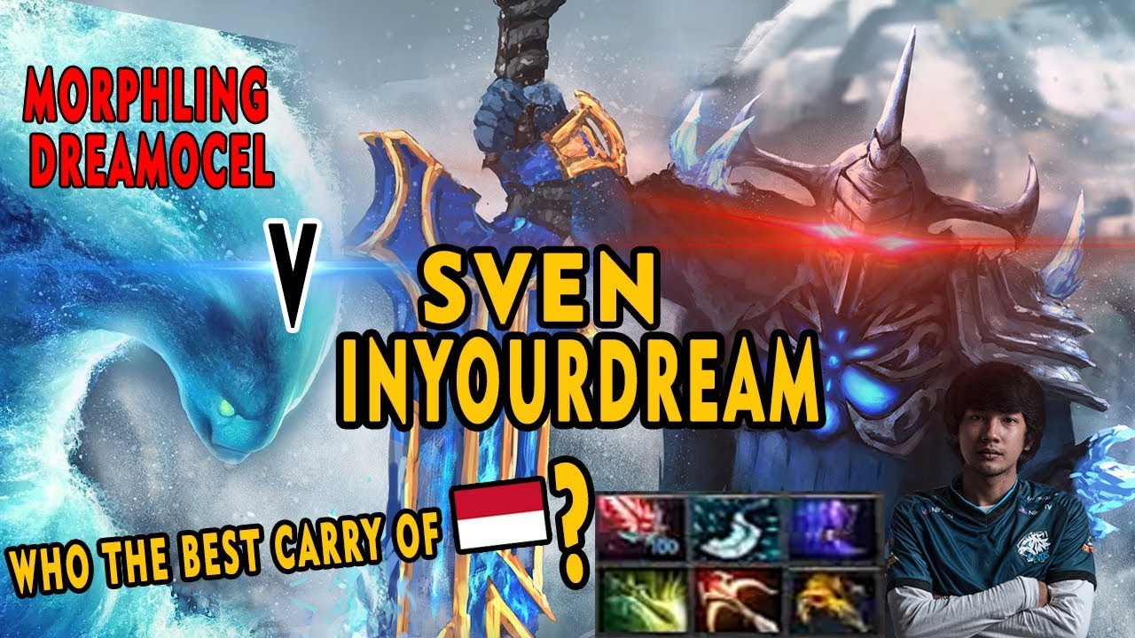 INYOURDREAM (SVEN) VS DREAMOCEL (MORPHLING)-Who will be the best Indonesian Carry?|Dota 2 Gameplay