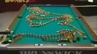 Pool with dominos