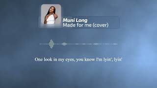 Muni Long - Made for me (cover by Reggie COUZ)