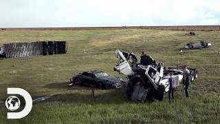 Semi Truck Accidentally DRIVES Into A TORNADO | In The Eye Of The Storm