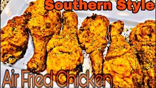 THE GREATEST Mustard Fried Southern Chicken: IN AN AIR FRYER