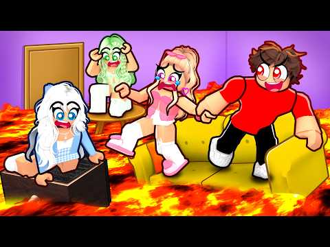 Trolling My Friends In FLOOR IS LAVA...