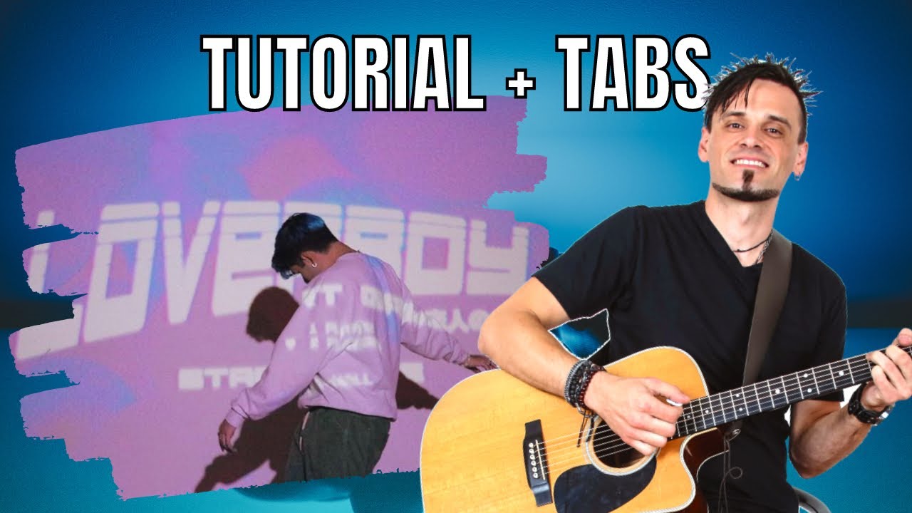 How To Play 'Loverboy' (AWall) QUICK HITS ON GUITAR [Tutorial] YouTube