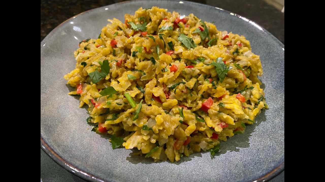 El mejor Picadillo de Plátano Verde