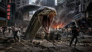 GIANT PYTHONS TAKE OVER THE CITY! 😱 | Island Python Movie Explained in Hindi