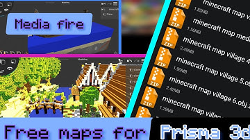 Minecraft mediaeval maps//prisma 3d 2.0 and 3.0