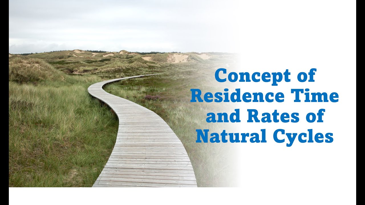 Concept of Residence Time and Rate of Natural Cycles - YouTube