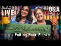 Easily Paint Faux Wood Planks with Stencils