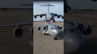 Baby C-17 meet it’s big version #cute