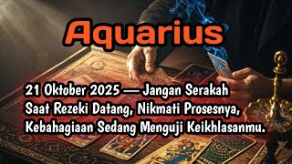 Keuangan Aquarius Hari Ini ‼️ Energi Bahagia Menarik Kelimpahan Tak Terduga