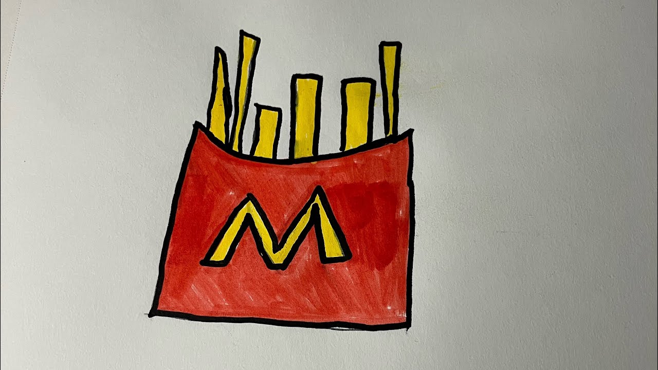 How to draw McDonald’s french fries #drawing #art - YouTube