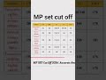 MP set cut off all subjects #mpset #set #cutoff MP set 2025-26