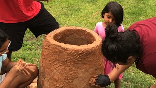 Vijayakanth Pagadala Built a Clay Oven (Tandoor)