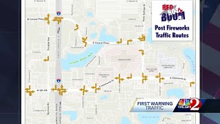 Altamonte Springs road closures for Red Hot & Boom 2025