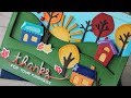 how to use die sets to make a fall scene