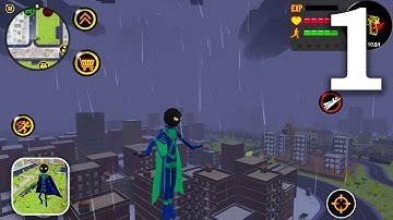 Stickman Superhero Gameplay Walkthrough (Android, iOS) - Part 1