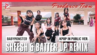 Kpop In Public Babymonster - Sheesh Batter Up Remix Dance Performance By Prodance Team Kids