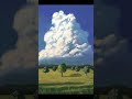 Landscape Drawing Process Speedpaint