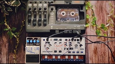 KORG Volca Modular Synth, Lo-Fi Ambient Jam | BOSS Digital Delay DD-7  | Tape Maschine | Cassette