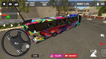 IDBS Bus Driving Simulator game | indian bus simulator gameplay |idbs bus simulator android gameplay