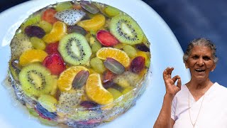 FRUIT JELLY CAKE | Delicious fruit jelly cake recipe | Annamma Chedathi Special