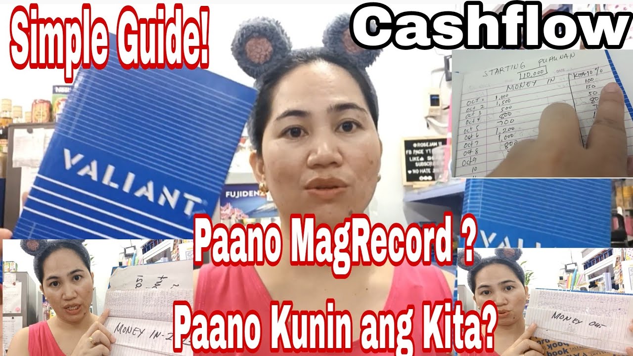 Sarisari Store Guide Kong Paano MagRecord ng CashFlow! Money in Money Out + Paano Kunin Ang Kita!
