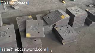 ASTM A532 Cr25 Cement Mill Liners,Ball Mill Liner Plate,Wearable Mill Liner