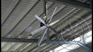 50' Ventilation Fan Propeller Air Flow Testing