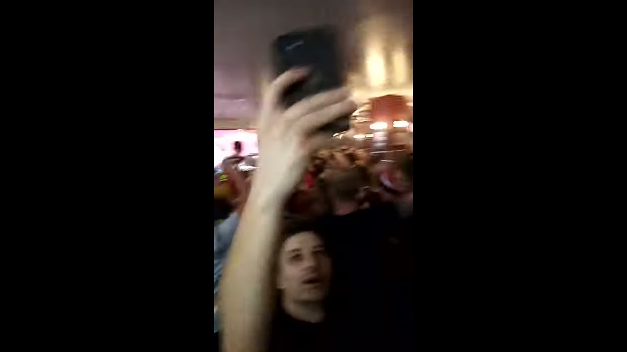 Arsenal Fans Celebrating Saturday Islington Bar